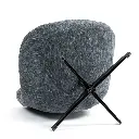 Fauteuil pivotant Gris bleu bubble (1).webp