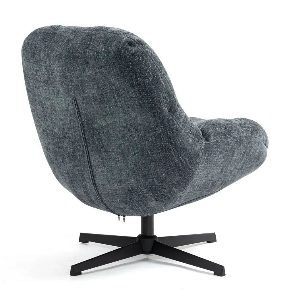 Fauteuil pivotant Gris bleu bubble (5).webp