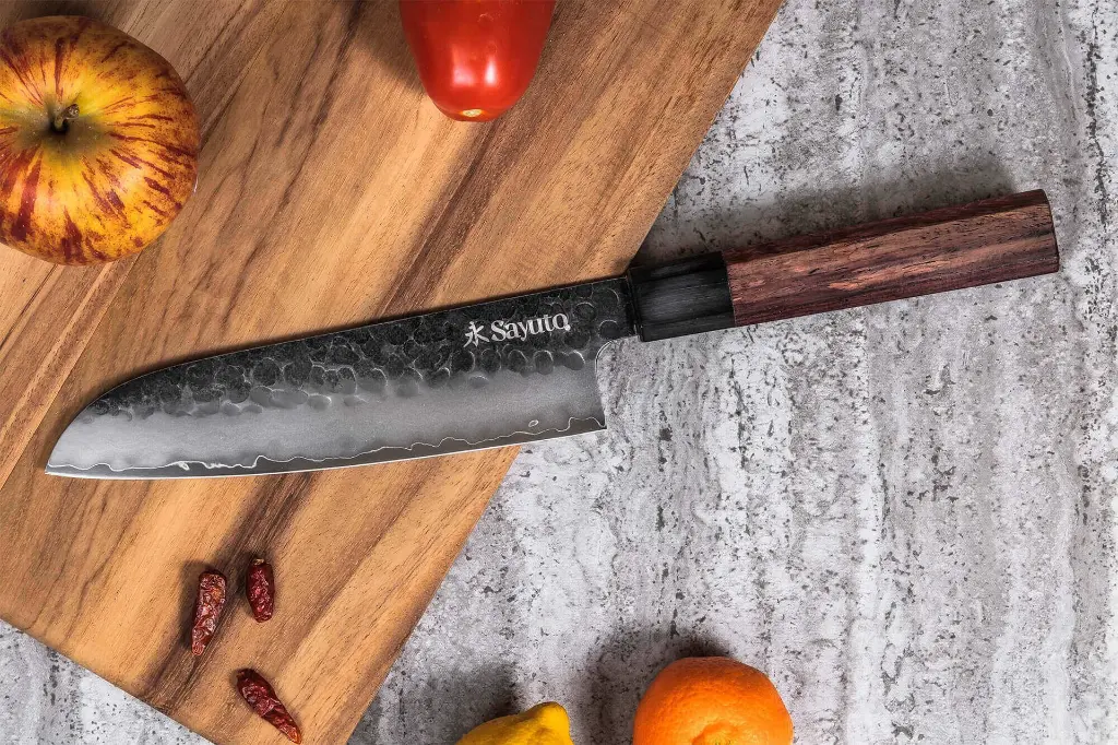 Couteau Santoku SAYUTO sequoia san mai (1).webp