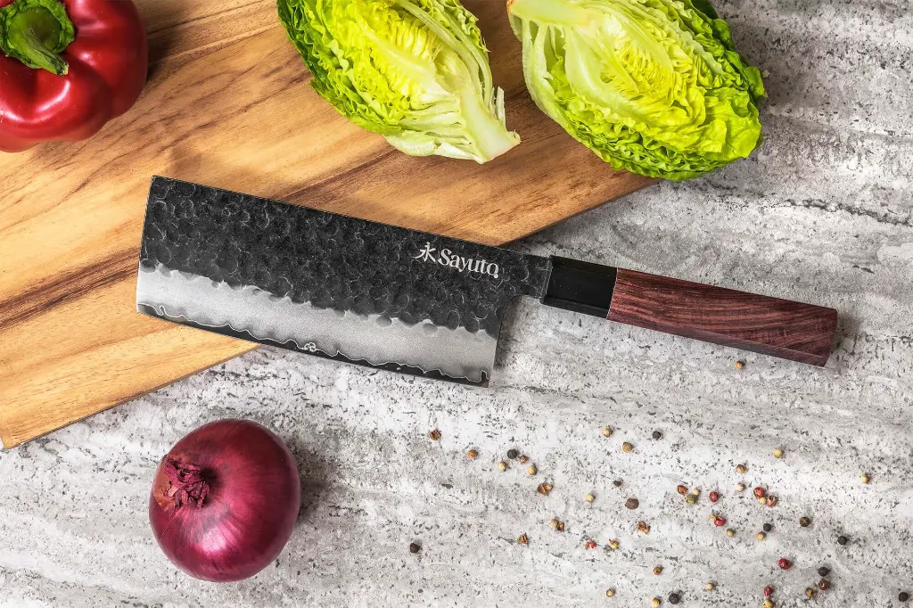 Couteau Nakiri SAYUTO sequoia san mai (1).webp