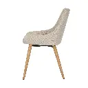 Chaise repas en tissu crème pied chêne (3).webp