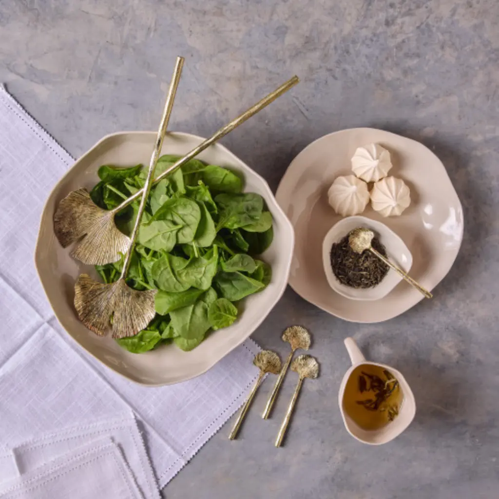 Couverts à salade dorés Gingko (2).webp