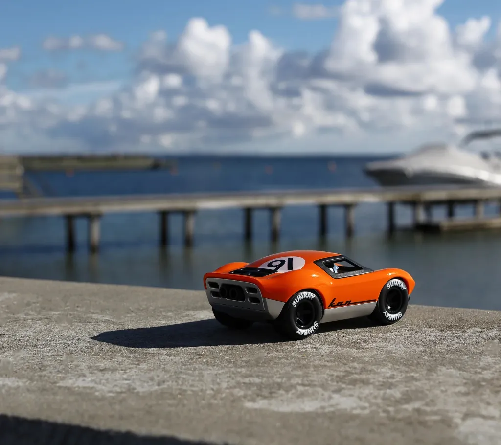 - Voiture Mini Ken Gibson - Orange - 6.webp