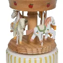 Carrousel musical décoratif en bois | Décoration chambre enfant & cadeau naissance 2.webp