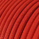 Câble textile Rouge Feu brillant - L'Original Creative-Cables - RM09 rond 2x0,75mm au mètre 2.webp
