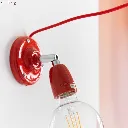 Câble textile Rouge Feu brillant - L'Original Creative-Cables - RM09 rond 2x0,75mm au mètre 5.webp