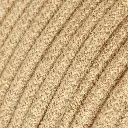Câble textile Neutre en jute - L'Original Creative-Cables - RN06 - rond 2 fils x 0,75mm au mètre 2.webp