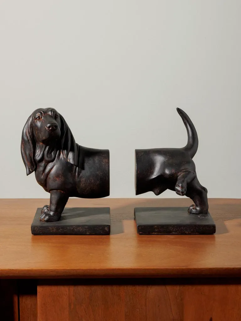 Serre-livres Basset besoin pressant 4.webp