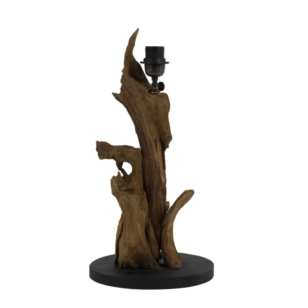 Pied de lampe LAKI et bois 6.webp
