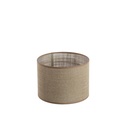 Abat-jour cylindre CADEN beige 25x25x18cm