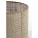 Abat-jour cylindre CADEN beige 25x25x18cm