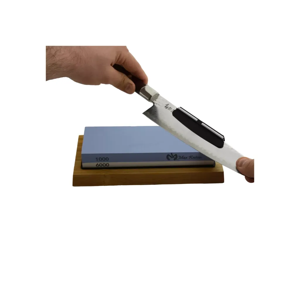 Pierre à aiguiser MAX KNIVES sur socle 1000:6000 (5).webp