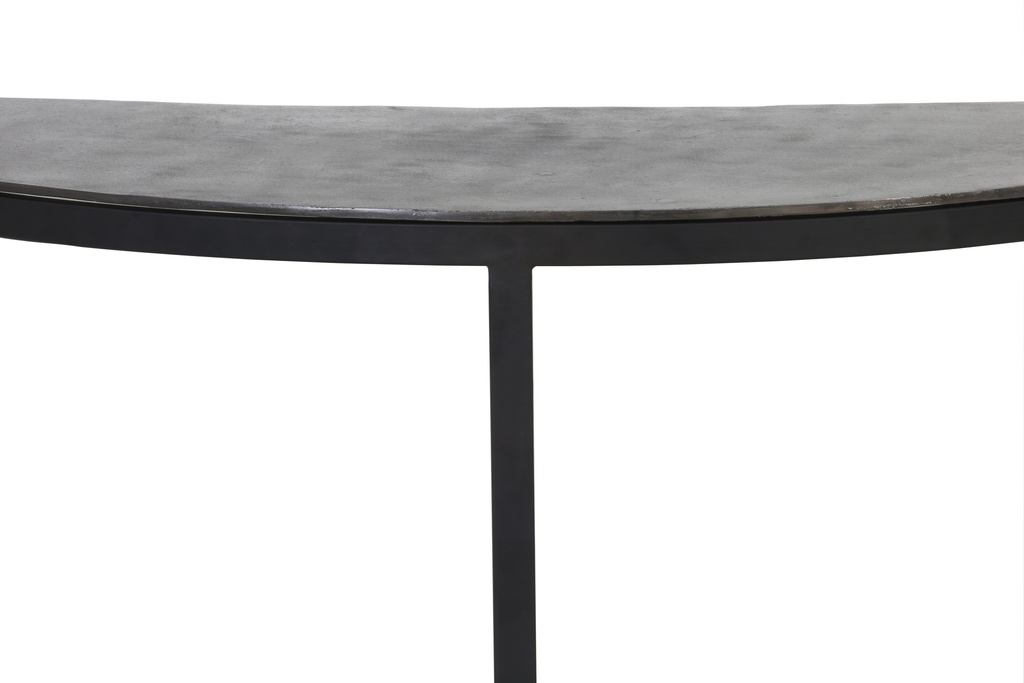 Console 100x42x76 cm PETO plomb antique brut