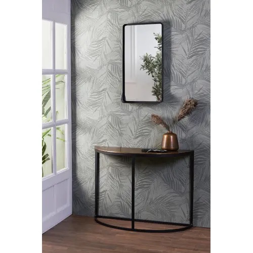 Console 100x42x76 cm PETO plomb antique brut