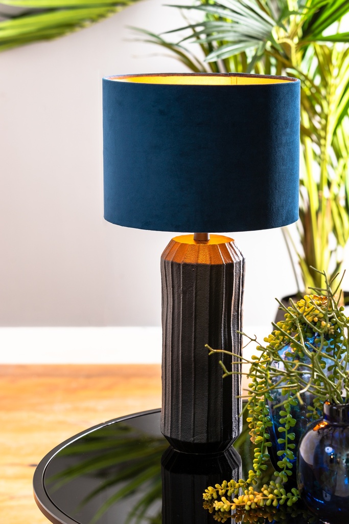 Pied de lampe Ø13x37 cm LEVY noir mat