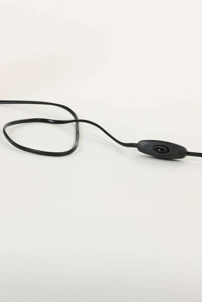 Pied de lampe Ø13x37 cm LEVY noir mat