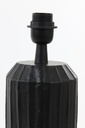 Pied de lampe Ø13x37 cm LEVY noir mat