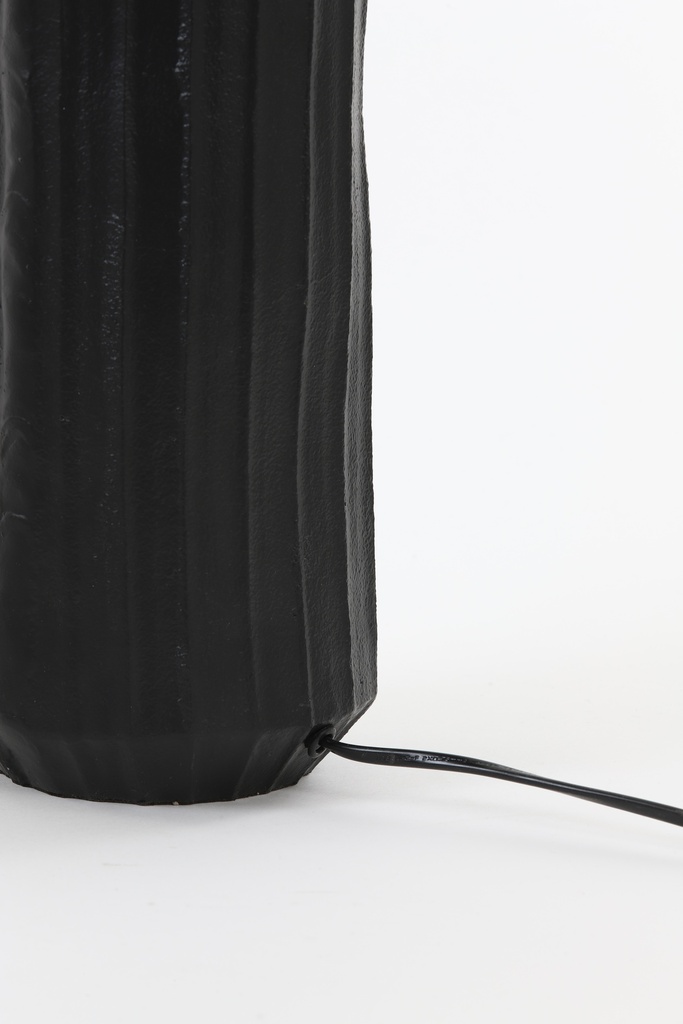 Pied de lampe Ø13x37 cm LEVY noir mat