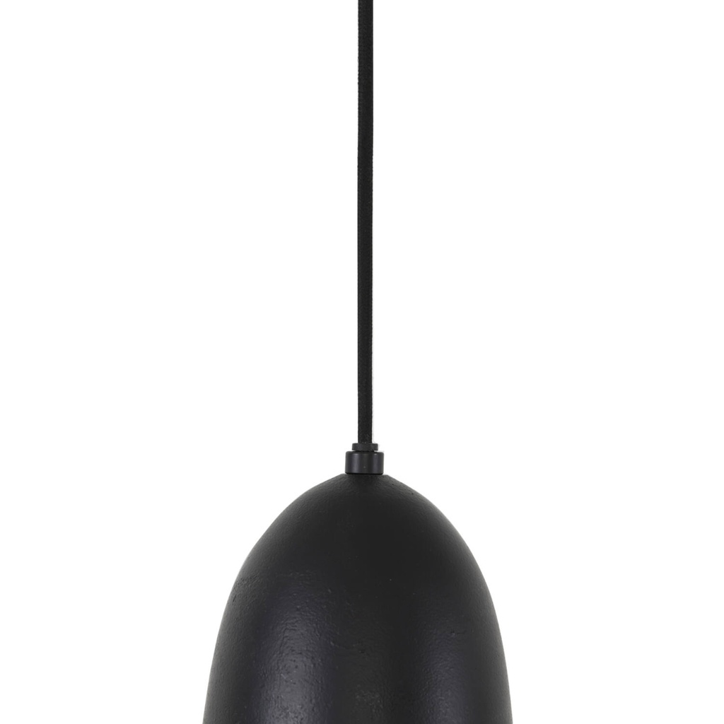 Suspension SUMERA noir mat-or ø14x19cm