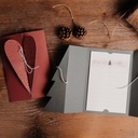 Carte de noël " Coeur "