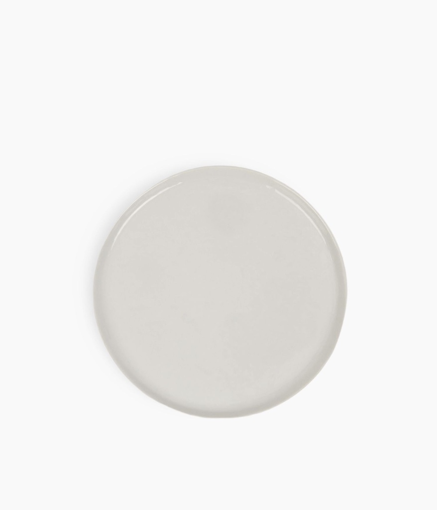 Assiette Porcelino à dessert blanche ronde