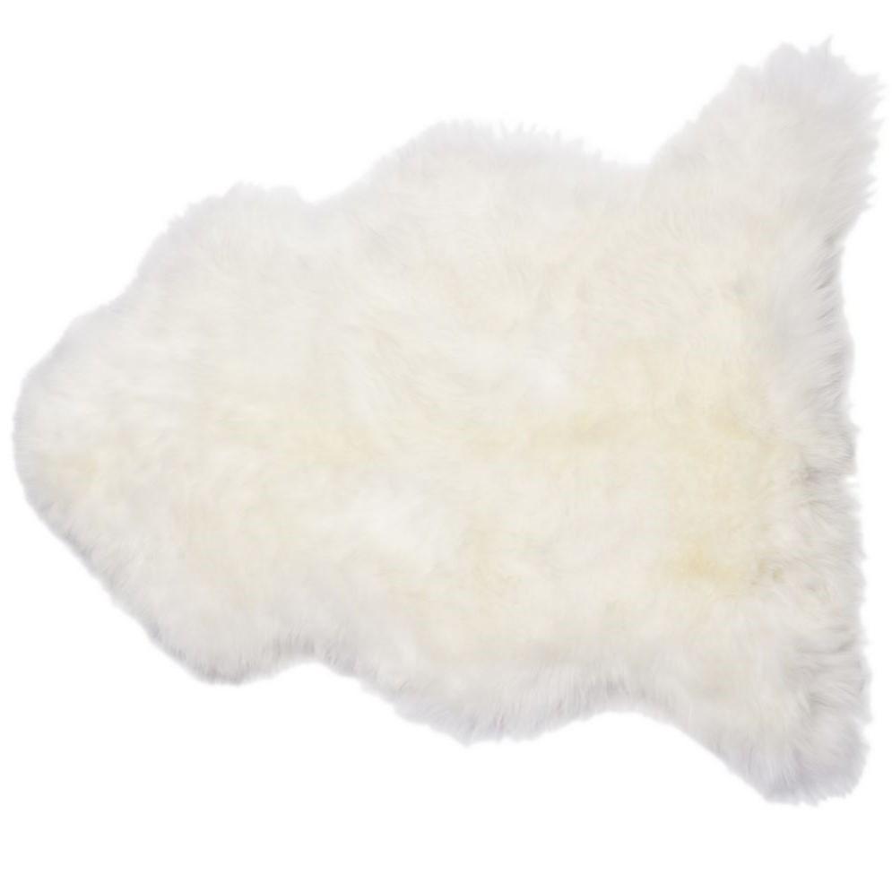 Peau de mouton simple ivoire qualité Prémium