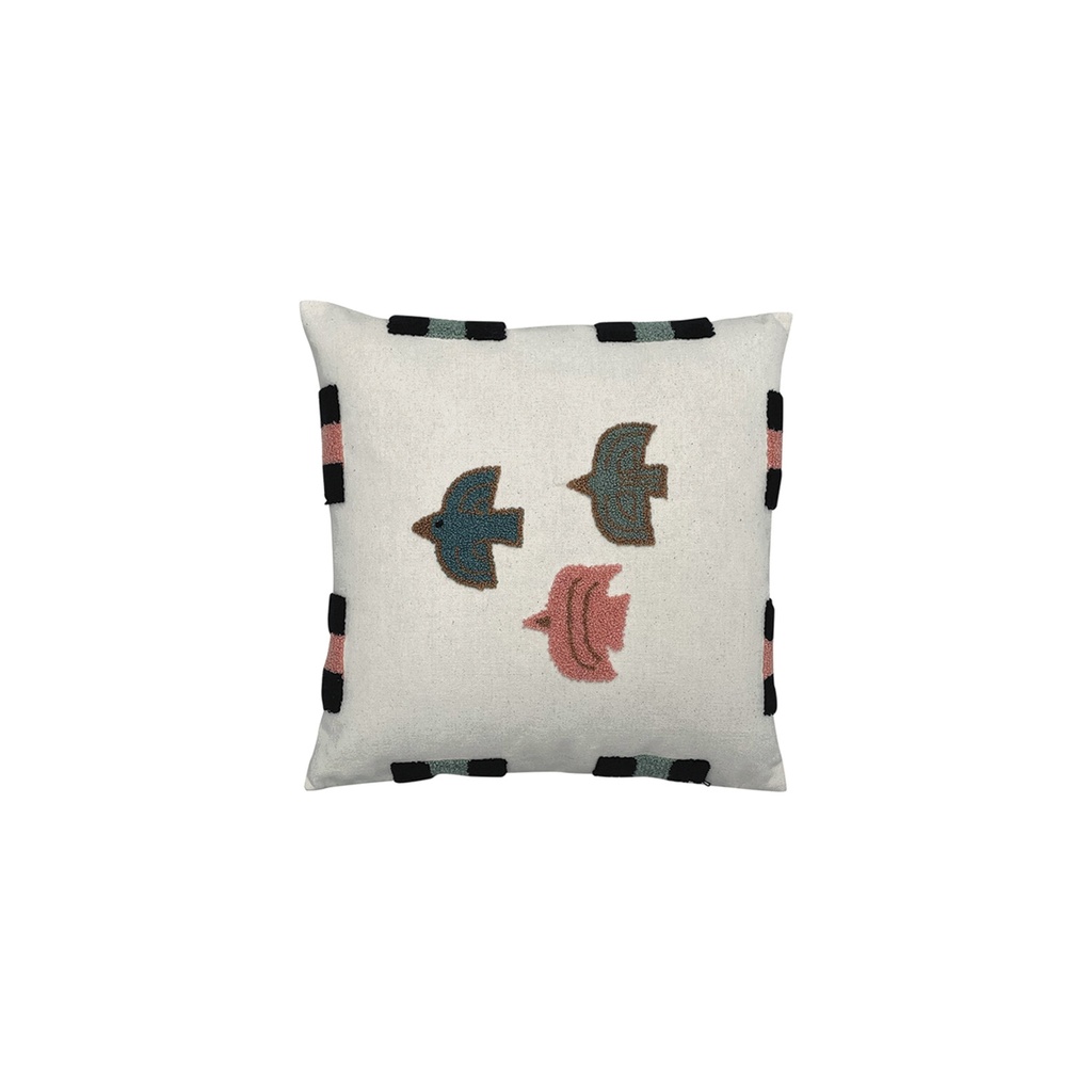[OP000021] Coussin fluence oiseaux