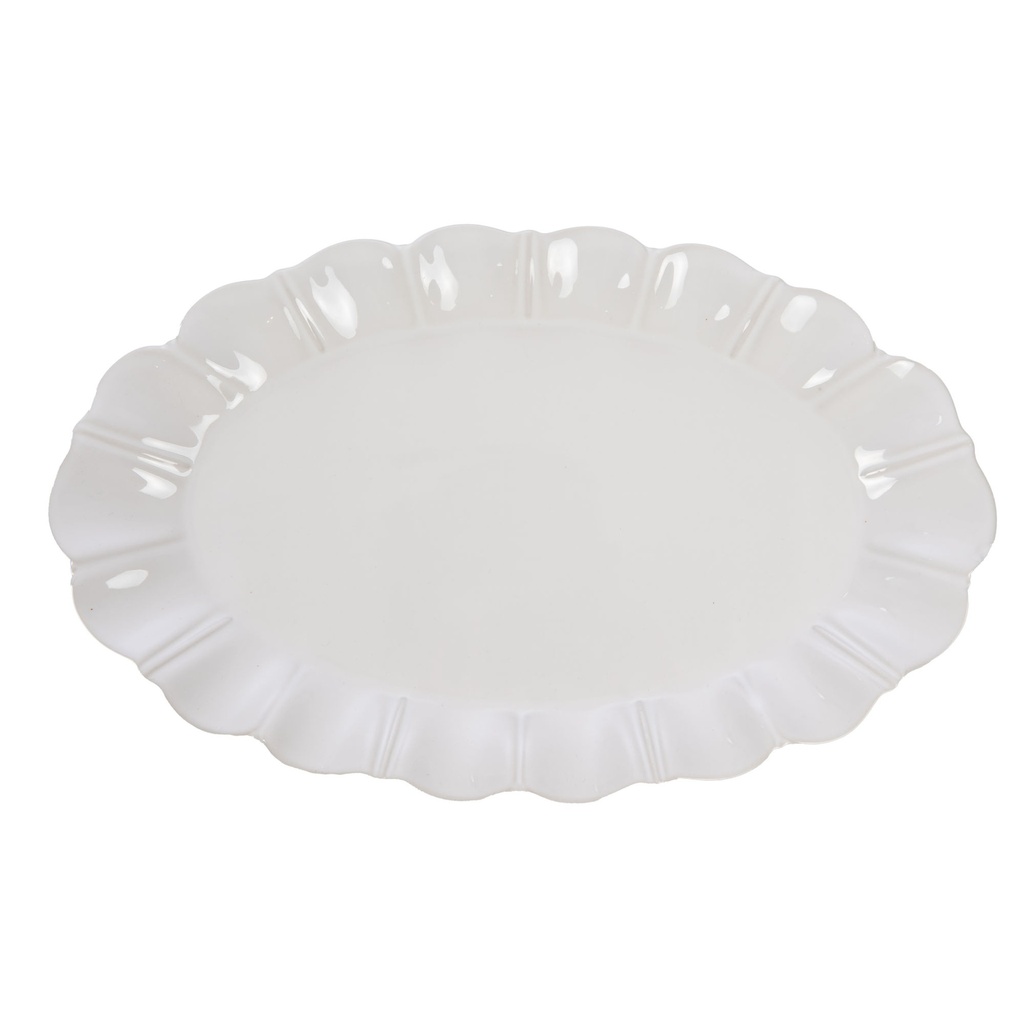 Plat ovale feston