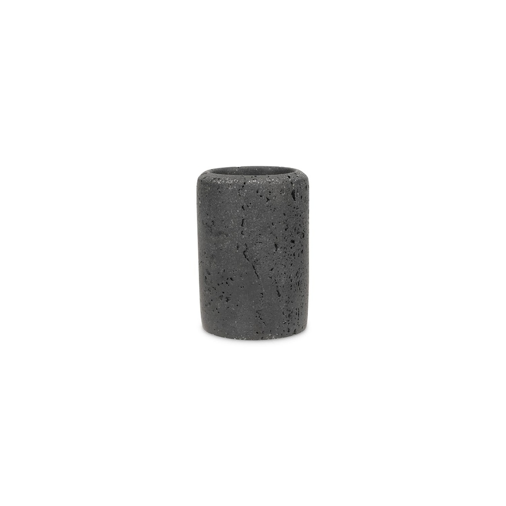 Porte-brosses à dents en marbre anthracite