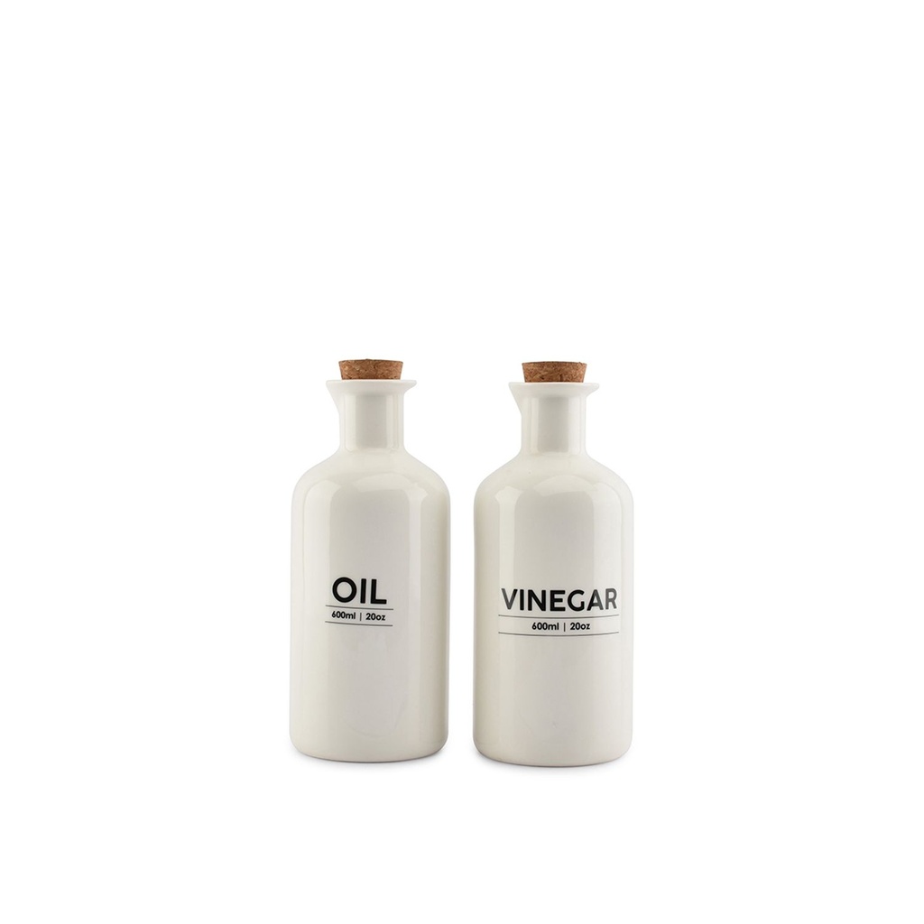 Bouteille huile et vinaigre le set