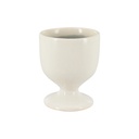 Coquetier blanc intérieur gris