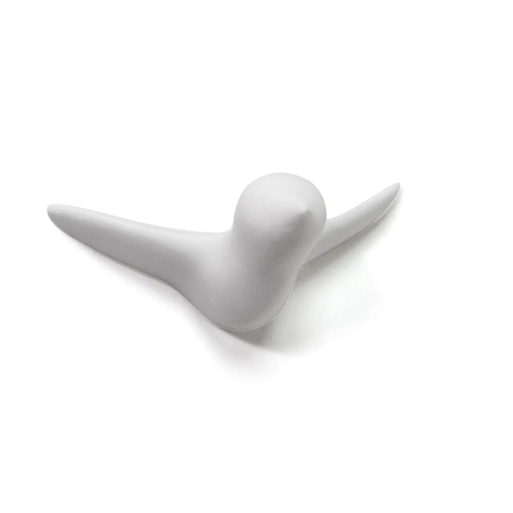 Patère oiseau en céramique