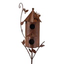 Nichoir oiseau maison double