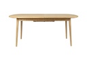 Table ovale avec allonges en chêne
