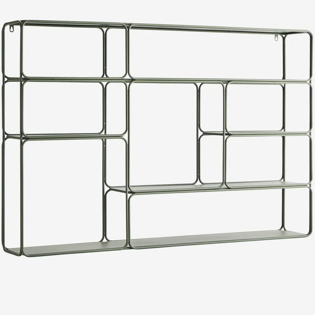 Etagère en métal kaki