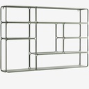 Etagère en métal kaki