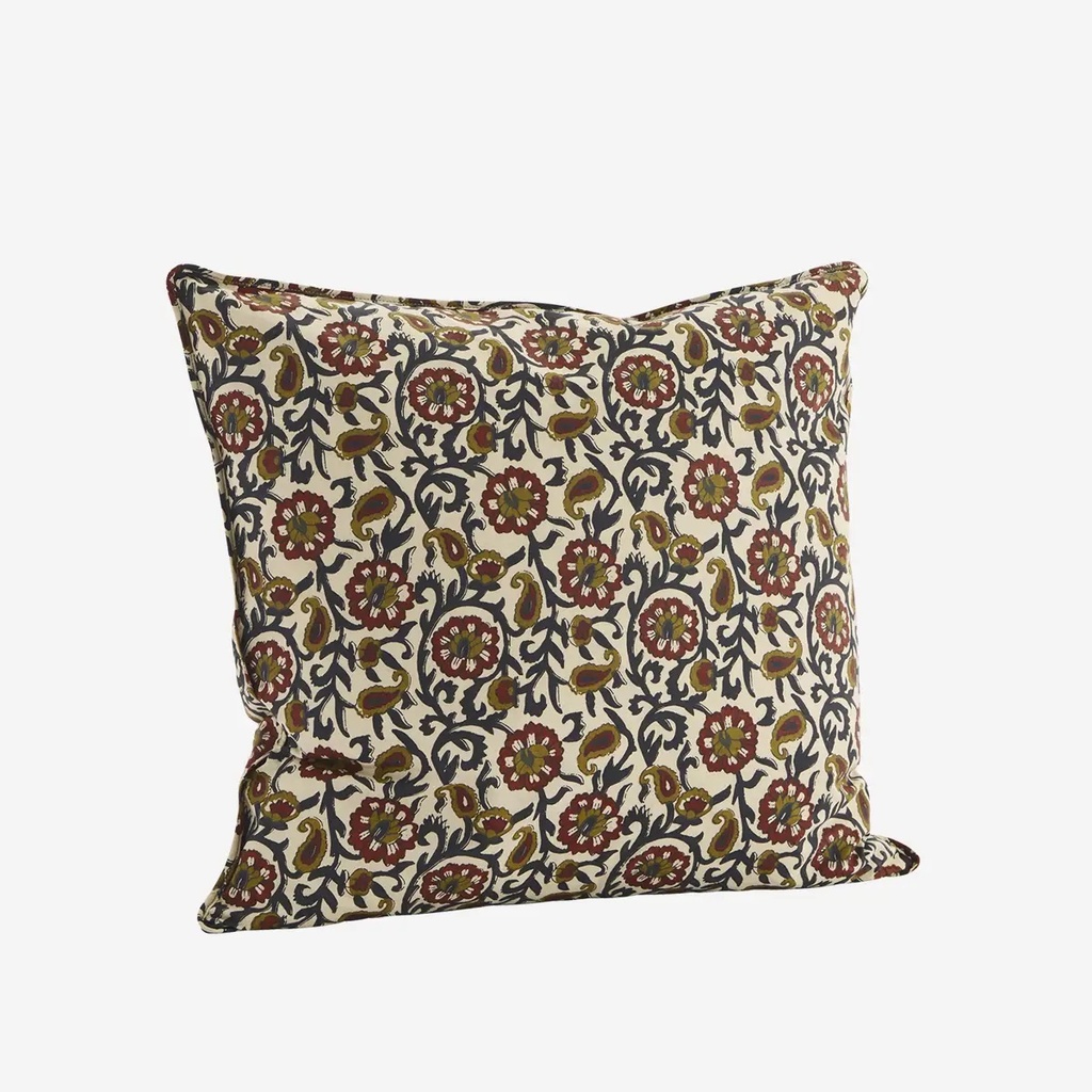 Coussin imprimé florale