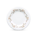 Assiette plate 27cm  fleurs rétro