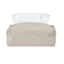 Boite à mouchoirs souple crème