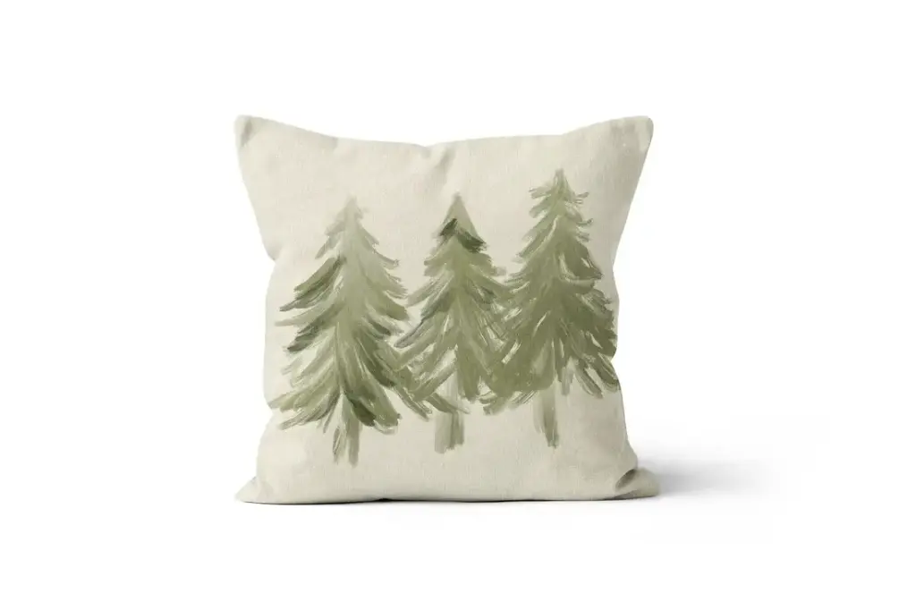 [CV000002] Coussin Sapins