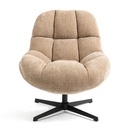 Fauteuil pivotant sable bubble