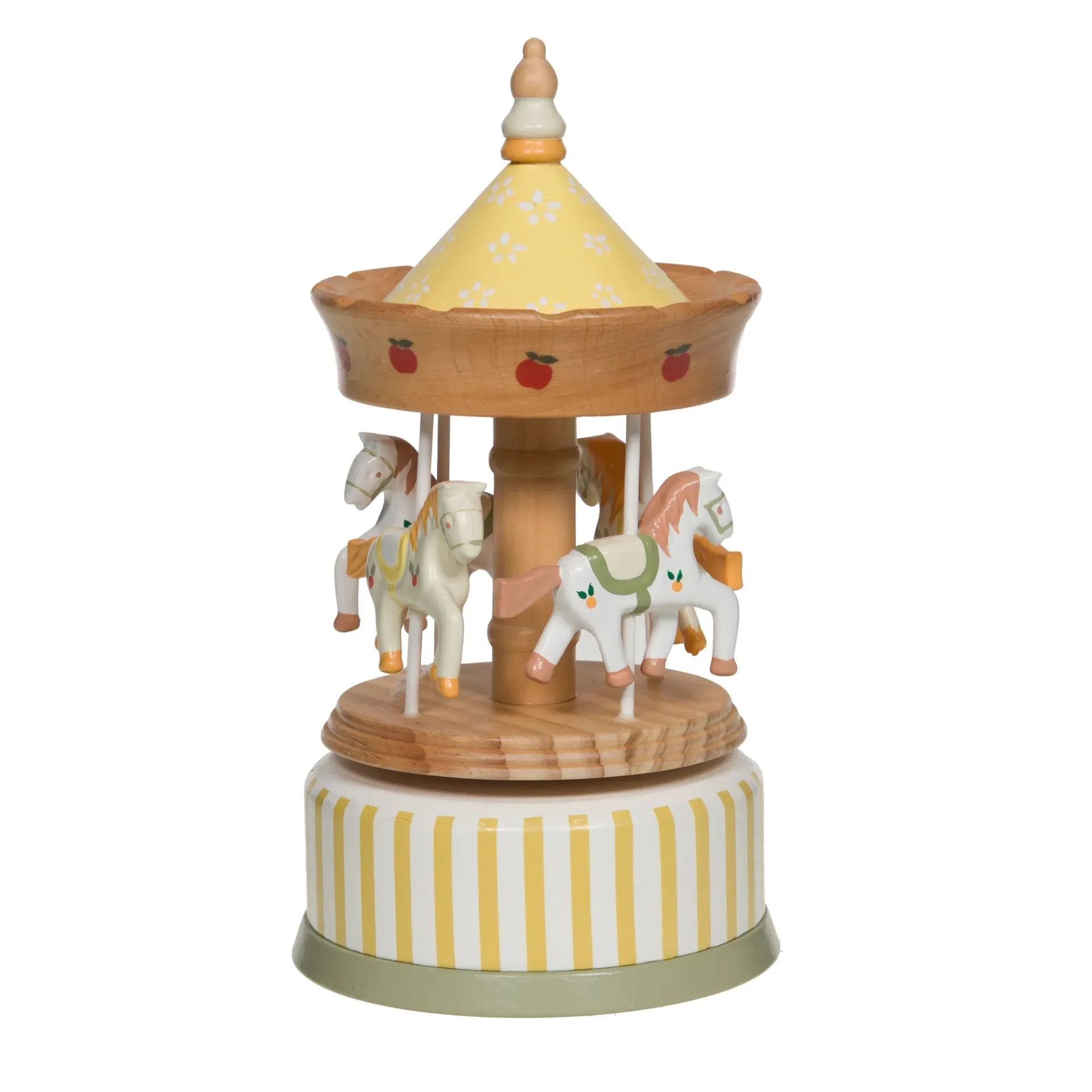 Carrousel musical décoratif en bois | Décoration chambre enfant & cadeau naissance