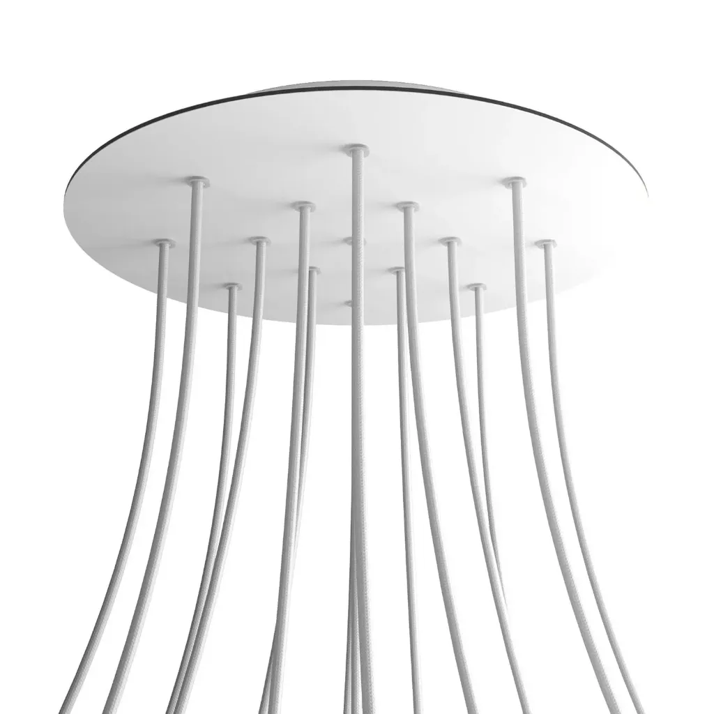 Kit rosace XXL, ronde de 400 mm de diamètre avec 15 trous et 4 trous latéraux