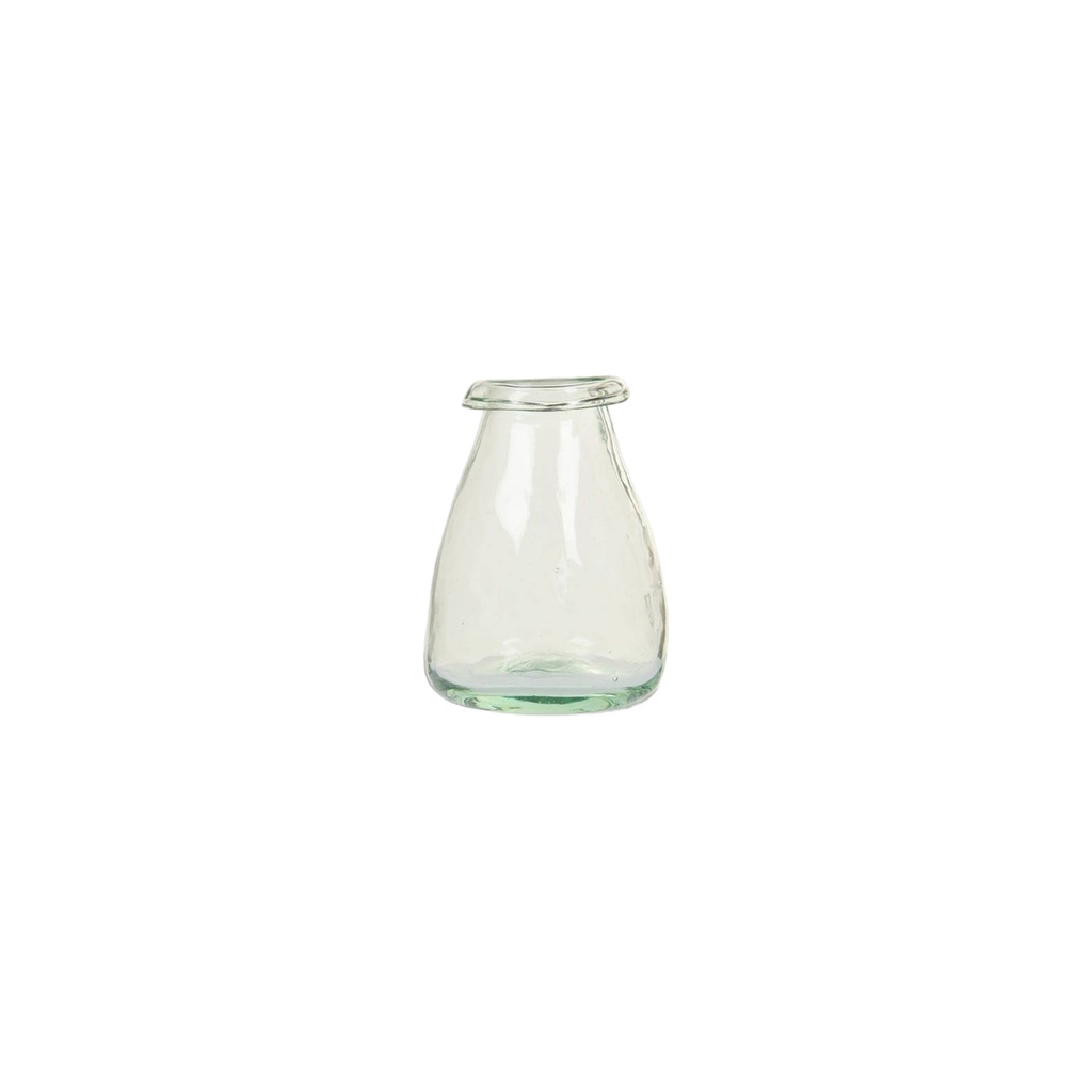 Vase bouteille verre recyclé S