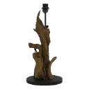 Pied de lampe LAKI et bois