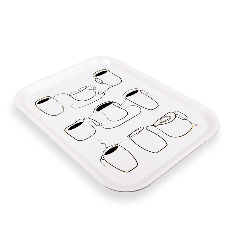 [HM000008] Plateau motifs tasses PM