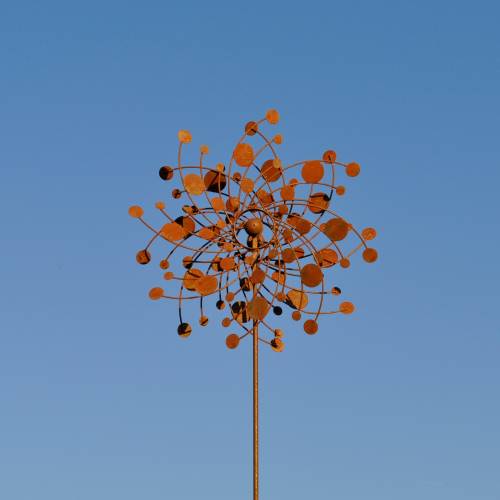 Eolienne disque rouille
