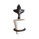 Porte verre Silva bronze