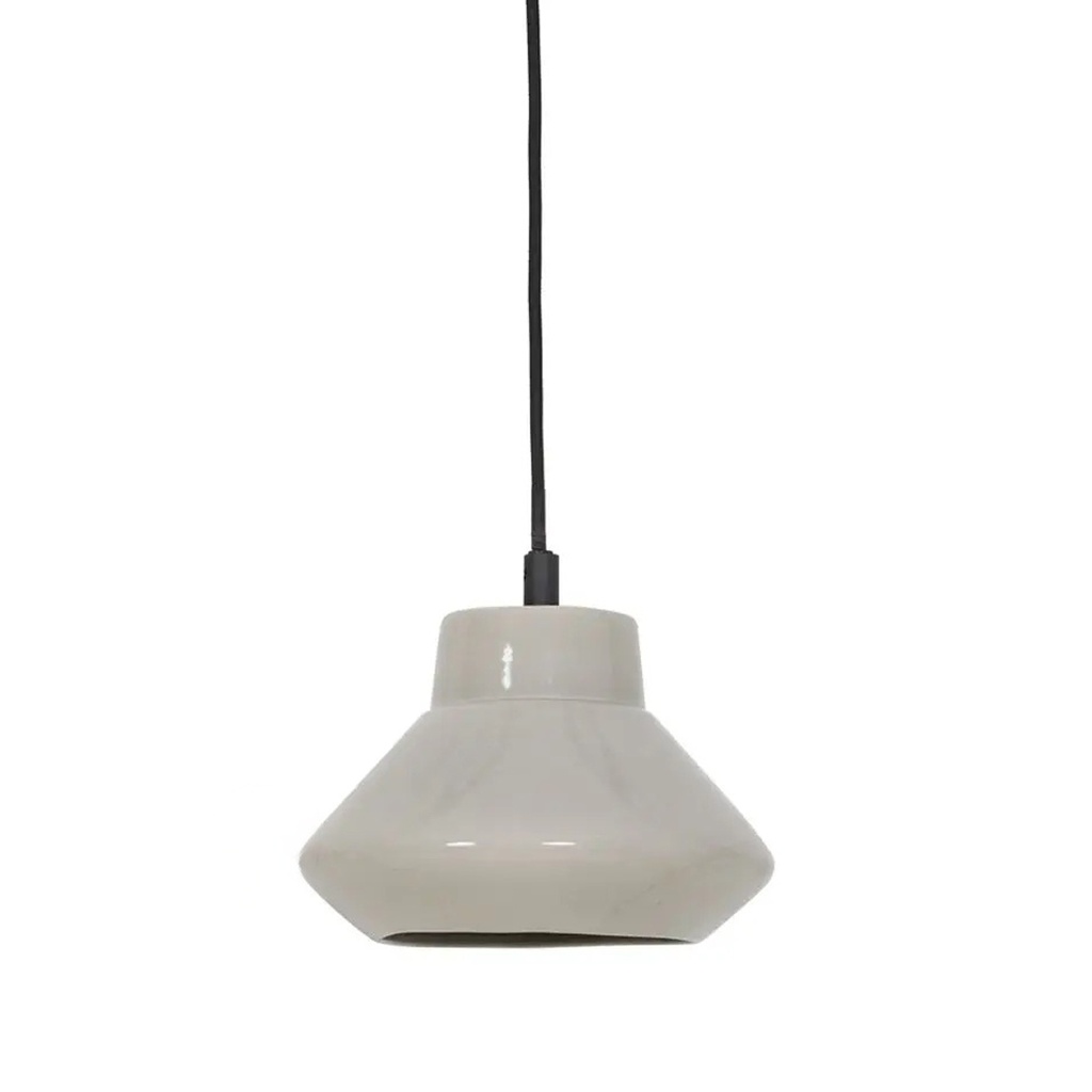 [LL000116] Suspension SARINA céramique grise