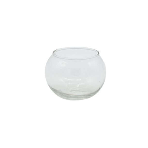 Vase ou verrine boule verre
